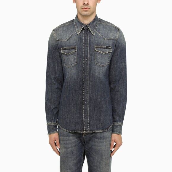 Dolce&Gabbana Other - Dolce&Gabbana Blue Slim Denim Shirt